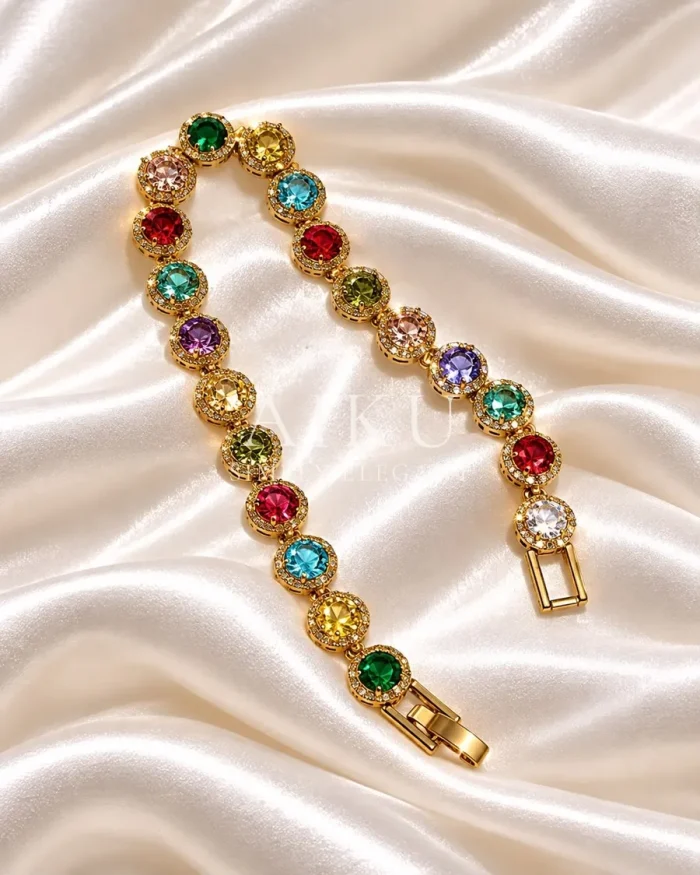 Aurora Orbit Multi-Stone Bracelet