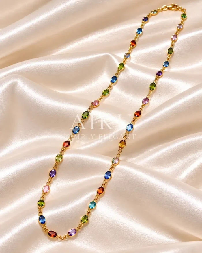Multi-Coloured Long Chain