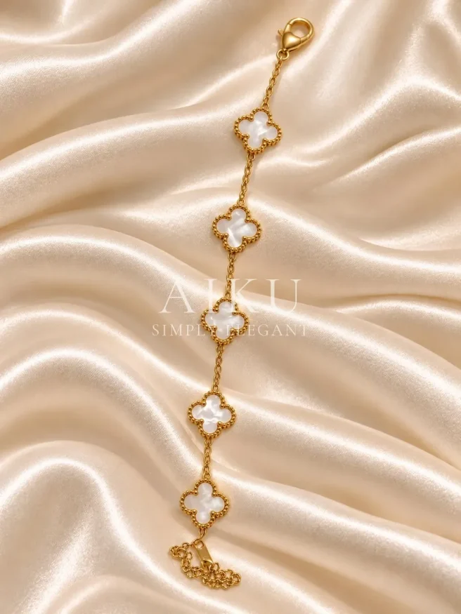White Clover Bracelet